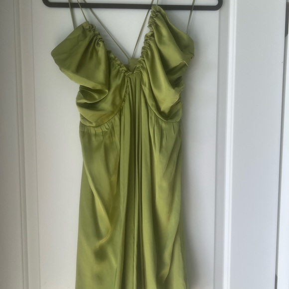 Abercrombie and Fitch Olive Green Dress - Picture 2 of 3